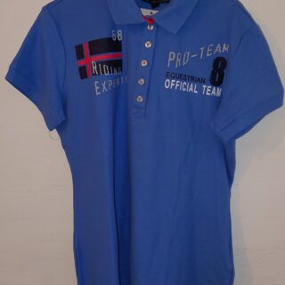 HKM pro Team blå polo