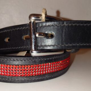 Bælte m Farvet Sten