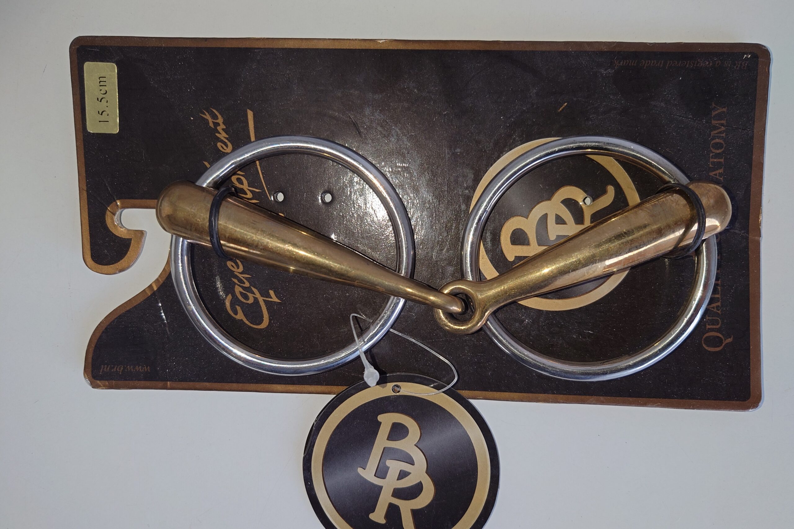 BR Ring Snaffle Bit Single Jointed - Billede 2
