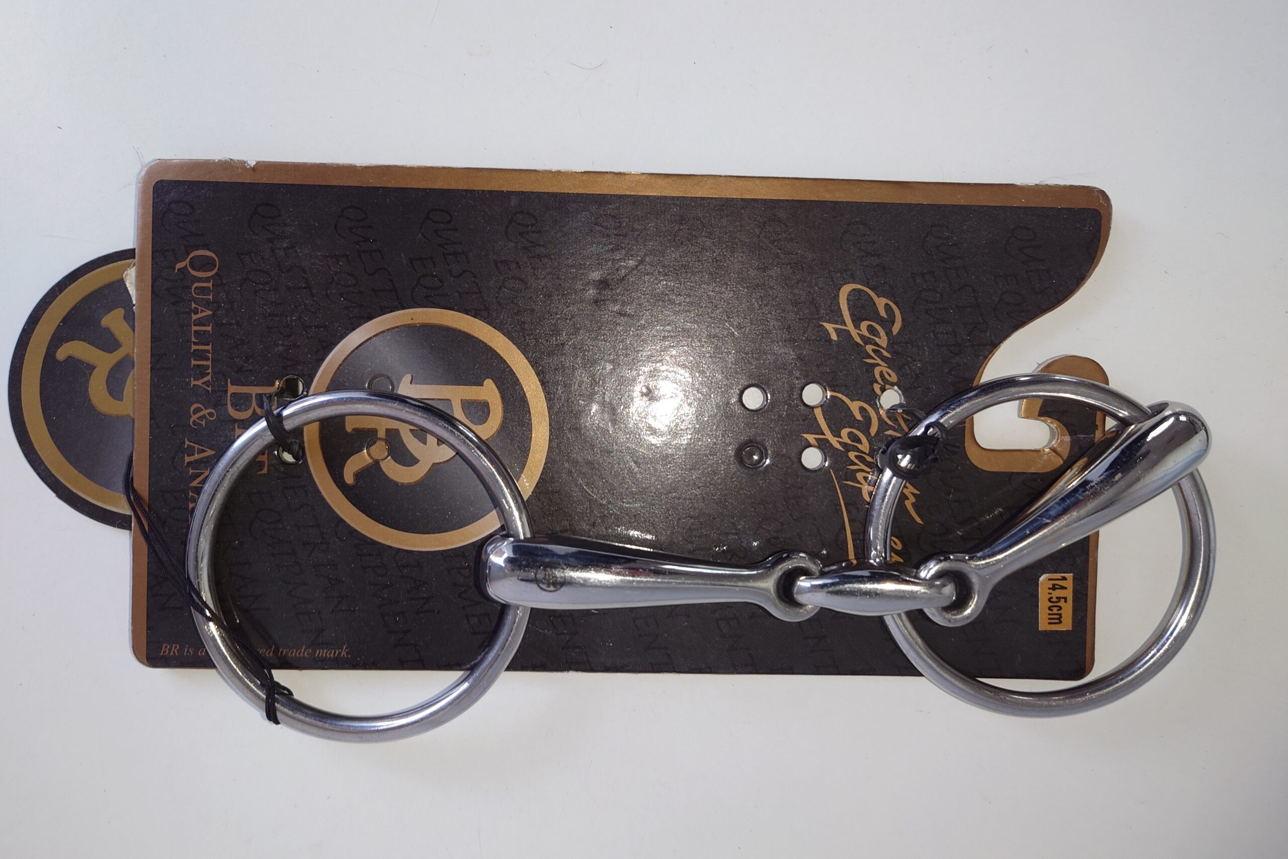 BR Ring Snaffle Bit Double Jointed